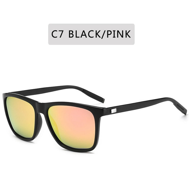 ZXWLYXGX Brand Unisex Retro Aluminum+TR90 Women Sunglasses  Men Polarized Lens Vintage Eyewear Accessories Sun Glasses Oculos