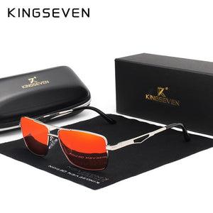 KINGSEVEN 2020 Brand Classic Square Polarized Sunglasses Men's Driving Male Sun Glasses Eyewear UV Blocking OculosN7906