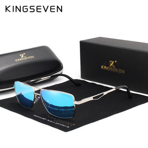 KINGSEVEN 2020 Brand Classic Square Polarized Sunglasses Men's Driving Male Sun Glasses Eyewear UV Blocking OculosN7906