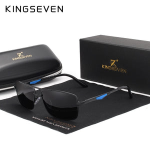 KINGSEVEN 2020 Brand Classic Square Polarized Sunglasses Men's Driving Male Sun Glasses Eyewear UV Blocking OculosN7906