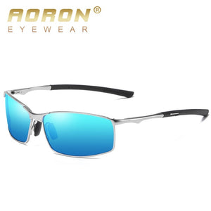 Aoron Sunglasses Mens/Women Polarized Sunglasses,Outdoor Driving Classic Mirror Sun Glasses Men,Metal Frame UV400 Eyewear