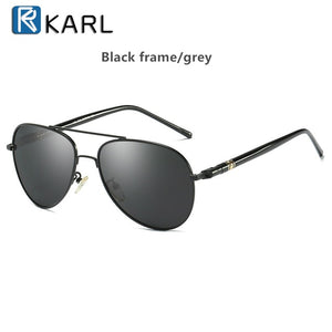 Classic Sunglasses Polarized Men Driving Glasses Black Pilot Sun Glasses Brand Designer Male Retro Sunglasses For Men/Women